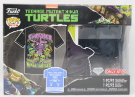 TMNT Shredder Funko POP! AND Tee DIAMOND Target Exclusive  T Shirt M Sea... - $19.77
