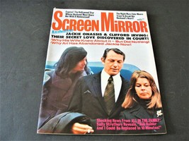 Screen Mirror- Jackie Onassis &amp; Clifford Irving-July 1972, Magazine. - £14.96 GBP
