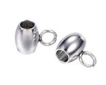 DanLingJewelry 100Pcs Stainless Steel Oval Bail Beads Silver 7x5x4mm Hol... - $62.87 MXN DanLingJewelry 100Pcs Stainless Steel Oval Bail Beads Silver 7x5x4mm Hol... - $62.87 MXN