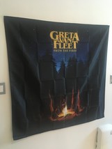 GRETA VAN FLEET From The Fires Album Cover Flag Wall Tapestry 4x4 Feet B... - £22.85 GBP