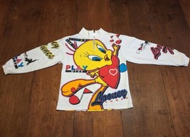 VTG Kids Looney Tunes Tweety Front/Back All Over Print Long Sleeve TShir... - £33.31 GBP