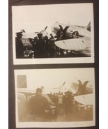 2 Vintage Rare Personal MARLENE DIETRICH Photos USO Tour Germany  US Army - £56.88 GBP