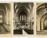 3 Riverside Church Real Photo Postcards New York City The Nave Chapel &amp; ... - $20.85