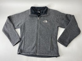 The North Face Womens Small Fleece Lined Jacket Gray Zip Up - $18.56