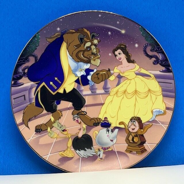 Walt Disney collector plate Beauty and the beast cartoon classics Belle Kenleys - $44.50