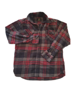 Jachs shirt Heritage Flannel Men&#39;s Med red plaid thick cotton lumberjack... - €11,36 EUR