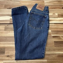 Vintage Levis 550 Womens 8 L Relaxed Fit Tapered Leg Mom Jeans Denim USA... - $29.44