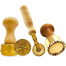 LaGondola Bundle : 1 Round Corzetti Stamp, 1 Round Professional Ravioli ... - $150.48