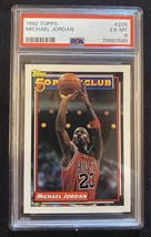 Michael Jordan Chicago Bulls 1992-93 Topps 50 Point Club205 PSA 6 HOF GOAT - £9.16 GBP