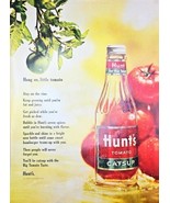 HUNT TOMATO CATSUP - Hang on little tomato-1965 Vintage Print Ad - $9.74