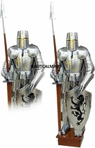 Medieval 15TH Century Wearable Knight Full Suit Of Armor Combat Body Arm... - £750.64 GBP