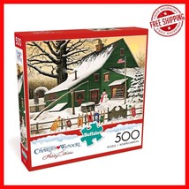 500 Piece Jigsaw Puzzle: Cocoa Break at The Copperfields by Charles Wysocki - $36.85