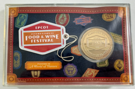 Epcot Food &amp; Wine Festival Annual Pass Collector Gold Coin 2011 - £39.62 GBP