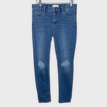 FREE PEOPLE busted knee stretch skinny jeans size 28 - $29.00