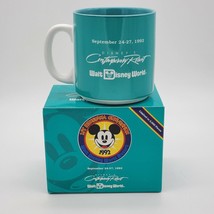 Official Disneyana Convention 1992 Coffee Mug w/ Box Mickey Mouse Disney... - £29.06 GBP