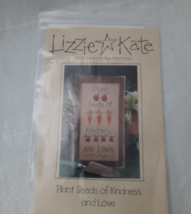 Lizzie Kate ~ Cross Stitch Pattern Chart ~ Plant Seeds of Kindness and  Love - £5.49 GBP