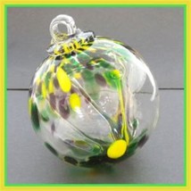 Hanging Glass Ball 3&quot; Diameter &quot;Southern Tree&quot; Witch Ball (1) 3IN#29 - £14.24 GBP