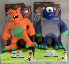 STRETCH MONSTERS Pulldor &amp; Xtendar Orange Blue by Magic Time Strong Arms Figures - £20.77 GBP