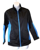 Athletic Works Womens Black Long Sleeve Activewear Jacket XL (14-16) - $20.21