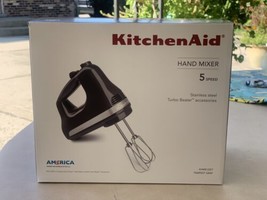 Tempest Gray Kitchen Aid Ultra Power 5-Speed Hand Mixer KHM512GT New In Box - £134.52 GBP