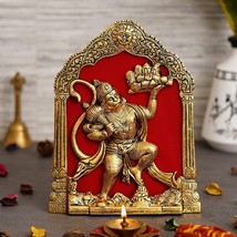 Metal Lord Hanuman Idol Statue for Home and Office Decor | Hanuman Ji Bajrang B - £31.64 GBP