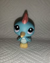 Hasbro Littlest Pet Shop #1787 Blue Woodpecker Bird Figure - £6.28 GBP
