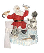 World Showcase Collection Sculpting Santa  Hand-Painted CHRISTMAS RARE - $19.68