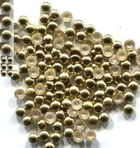 COPPER Made Nailheads DOME  5mm  Hot Fix  GOLD   2 Gross  288 Pieces - £5.30 GBP