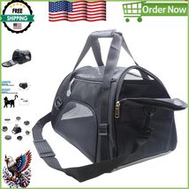 Airline Approved Soft-Sided Pet Carrier for Cats &amp; Small Dogs - Black, 1... - $44.58 CAD