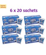 6 boxes of 20 sachets x 25g Camel Milk Powder Premix Express Shipping - £77.37 GBP