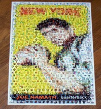 Amazing Joe Namath Jets Rookie Card Montage. 1 of 25 - £9.04 GBP