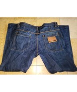 Artful Dodger Jeans Men&#39;s 40x33 Straight Fit Whiskered Leather Patch Bac... - €33,10 EUR