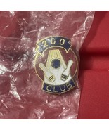 Bowling 200 Club Lapel Hat Pin Red White And Blue Brand New Vintage 1980s - $18.49 CAD