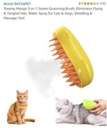 Steamy Cat/Dog Brush Cat Steam Brush Pet Hair Brush with Mist Anti-Stati... - $15.72