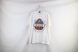 Vtg 90s Streetwear Mens XL Spell Out Christian Soldiers of Christ T-Shirt USA - £39.52 GBP