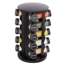 Revolving Spice Rack Set With 20 Spice Jars, Kitchen Spice Tower Organizer For C - $59.99