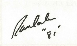 Paul Anka Signed 3x5 Index Card Dated 1981 - £15.81 GBP