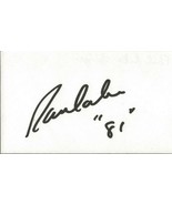Paul Anka Signed 3x5 Index Card Dated 1981 - £15.56 GBP