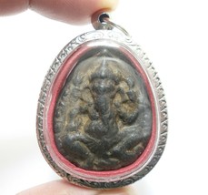 LORD GANESHA GANESH GANAPATI HINDU-TON-AMULETT ERFOLGREICH GOTT GLÜCK... - £62.50 GBP