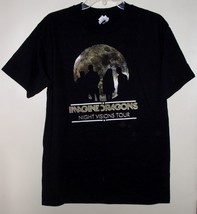 Imagine Dragons Concert Tour T Shirt Vintage 2013 Night Visions Tour Siz... - $39.99