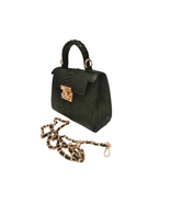 Black Snakeskin Purse Chain Strap - $308.70 CAD