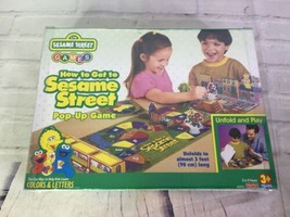 VTG Fisher-Price How To Get To Sesame Street Pop Up Game Colors &amp; Letter... - £21.78 GBP