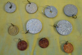 Lot of (10) Indonesia Old Coins, for Keyrings, for Christmas or Craft Pr... - £14.32 GBP