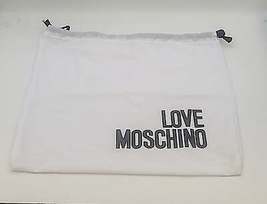 Love Moschino Drawstring Dust Bag 15″ x 14″ Color White - £29.11 GBP