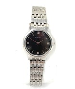 Bulova Ladies&#39; Classic Stainless Steel 2-Hand Quartz Watch, Black LUX03681N - €55,08 EUR