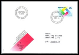 1985 Switzerland Fdc Cover - The 25th Iptt Congress, Bern FL5 - £2.32 GBP