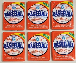  1988 OPC O-Pee-Chee Baseball Lot of 6(Six) New Sealed Unopened Packs-* - £17.64 GBP