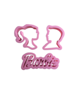 Barbie Ken Doll Couple Logo Cookie Cutter 3-Pc. Set - $11.99