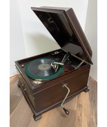 Victor VV-1X Victrola Tabletop 78 RPM Record Crank Phonograph ~ Nice &amp; W... - £1,158.38 GBP