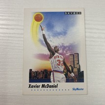 Vintage 1992 SkyBox Xavier McDaniel New York Knicks Trading Card - £1.27 GBP